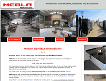 Tablet Screenshot of mebla.nl